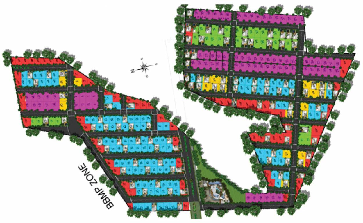 Images for Master Plan of Clear Green Valley Plots