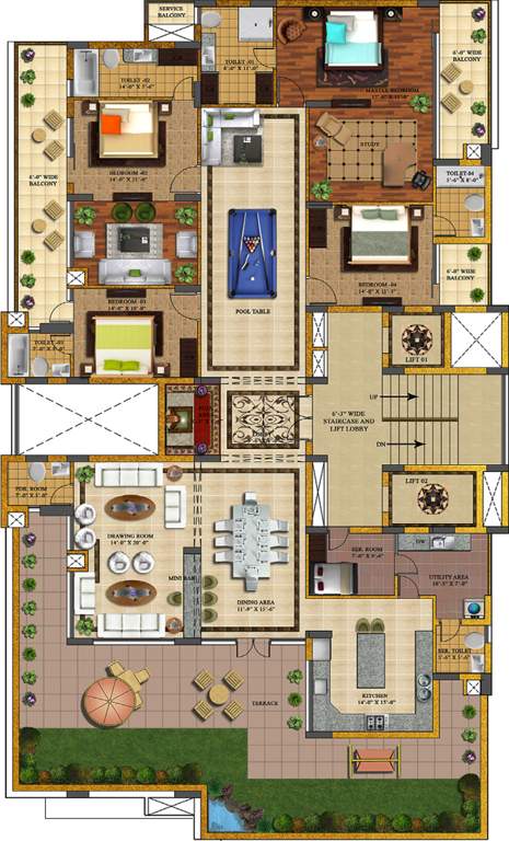  grandeur Images for Cluster Plan of Exotic Grandeur