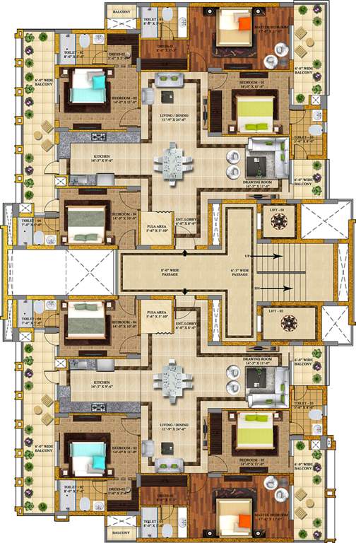  grandeur Images for Cluster Plan of Exotic Grandeur
