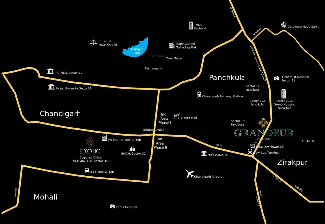  grandeur Images for Location Plan of Exotic Grandeur