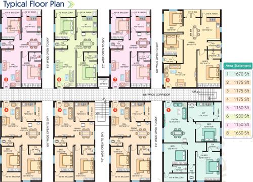 Images for Cluster Plan of Imperial Sree Harika Towers Block B