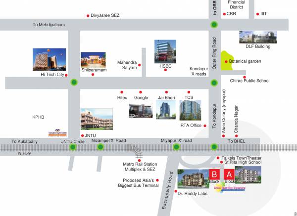 Images for Location Plan of Imperial Sree Harika Towers Block B