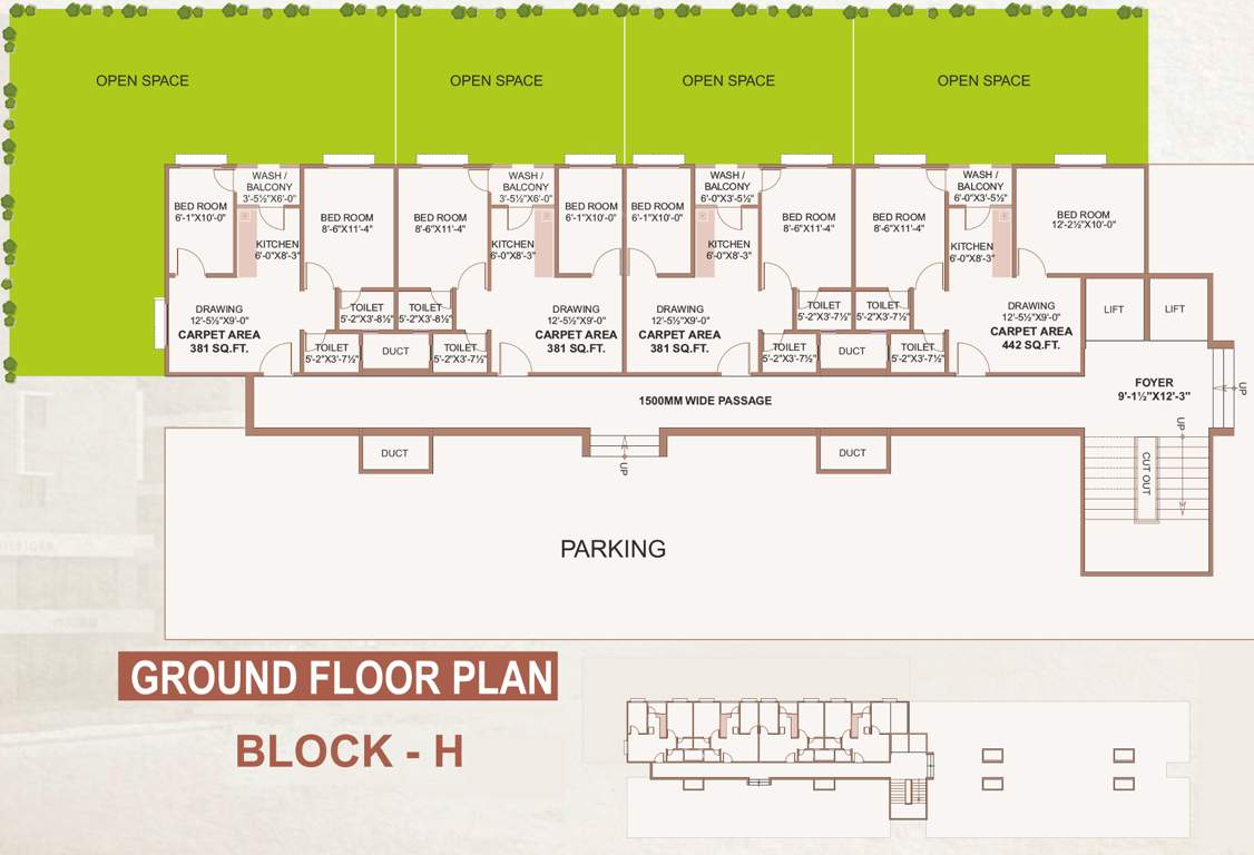 gold plus Images for Cluster Plan of Om Gold Plus