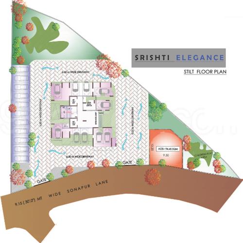  elegance Images for Cluster Plan of Srishti Elegance