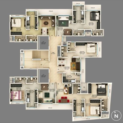  elegance Images for Cluster Plan of Srishti Elegance