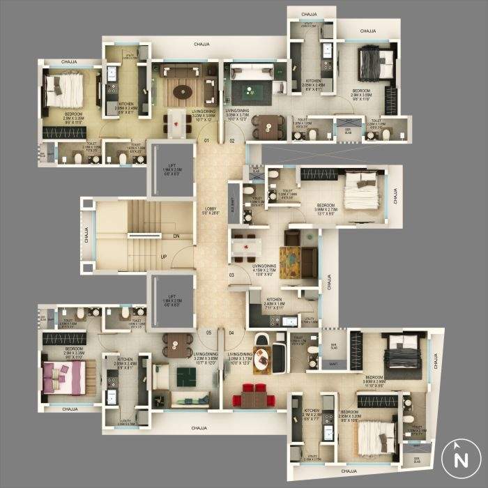  elegance Images for Cluster Plan of Srishti Elegance
