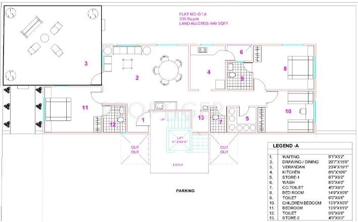  shantiniketan 4 Tower 1 Cluster Plan