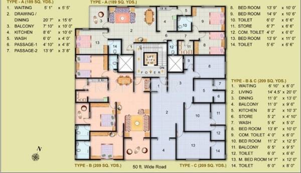  shantiniketan-4 Tower 1 Cluster Plan