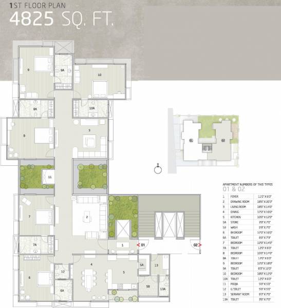 Images for Cluster Plan of Rajyash Richmond