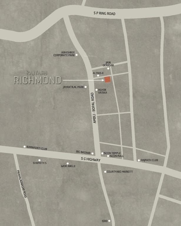  richmond Images for Location Plan of Rajyash Richmond