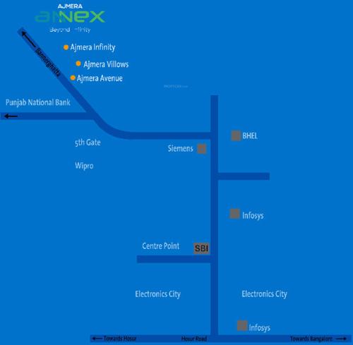  annex Images for Location Plan of Ajmera Annex