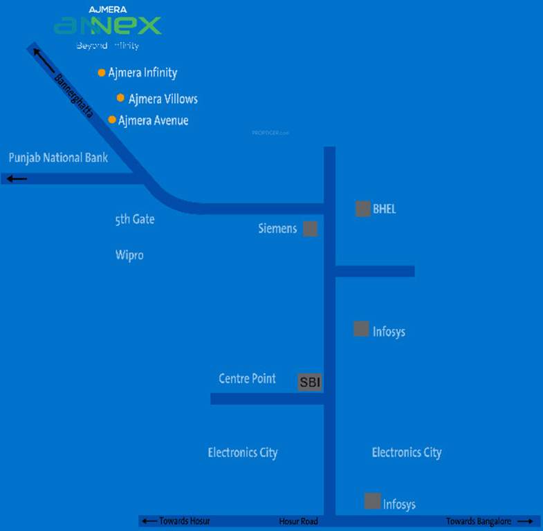 annex Images for Location Plan of Ajmera Annex