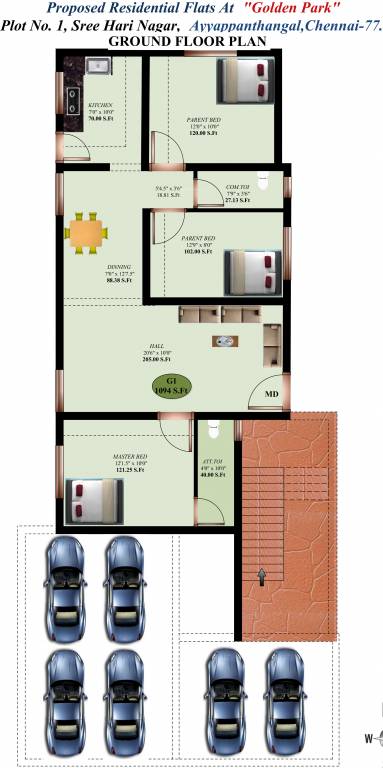 Images for Cluster Plan of Salim Golden Park
