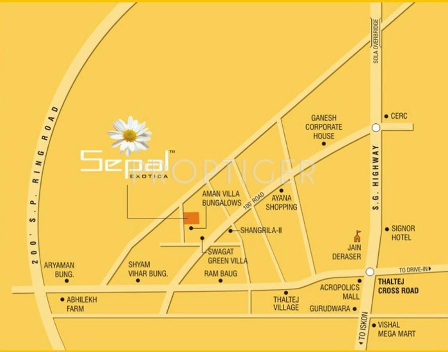 Images for Location Plan of Kamnath Sepal Exotica