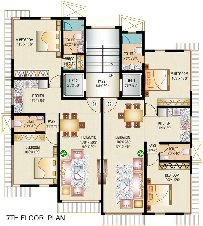  pratap villa Images for Cluster Plan of JPV Pratap Villa