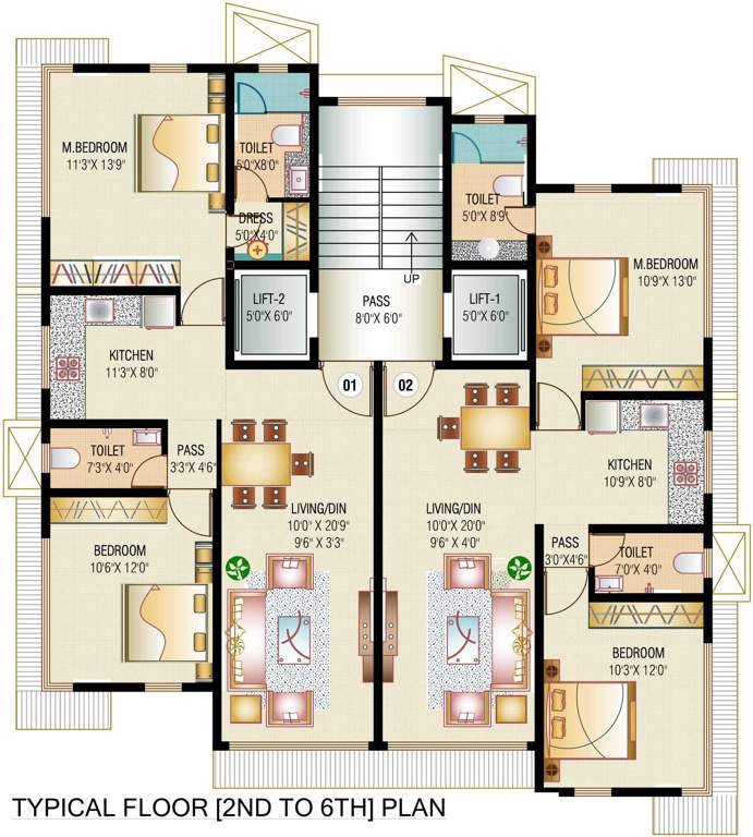  pratap villa Images for Cluster Plan of JPV Pratap Villa