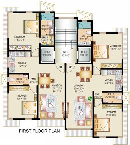  pratap-villa Images for Cluster Plan of JPV Pratap Villa