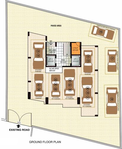  pratap-villa Images for Cluster Plan of JPV Pratap Villa