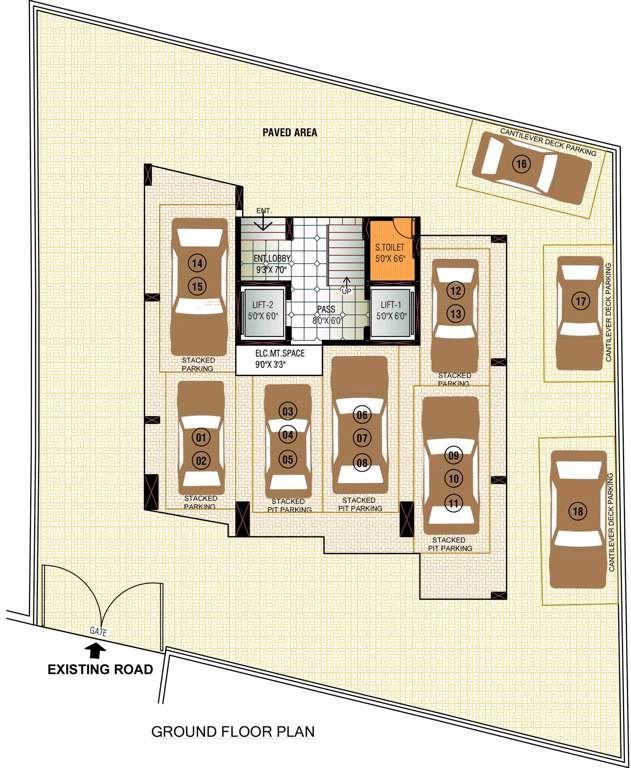  pratap villa Images for Cluster Plan of JPV Pratap Villa