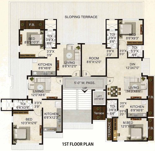 Images for Cluster Plan of JPV Realtors Pvt Ltd Padmavati Kripa