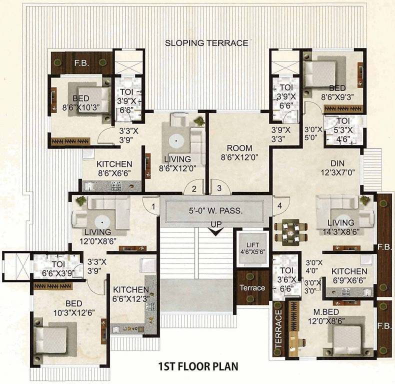 Images for Cluster Plan of JPV Realtors Pvt Ltd Padmavati Kripa