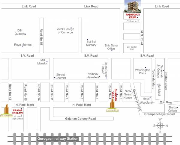 Images for Location Plan of JPV Realtors Pvt Ltd Padmavati Kripa