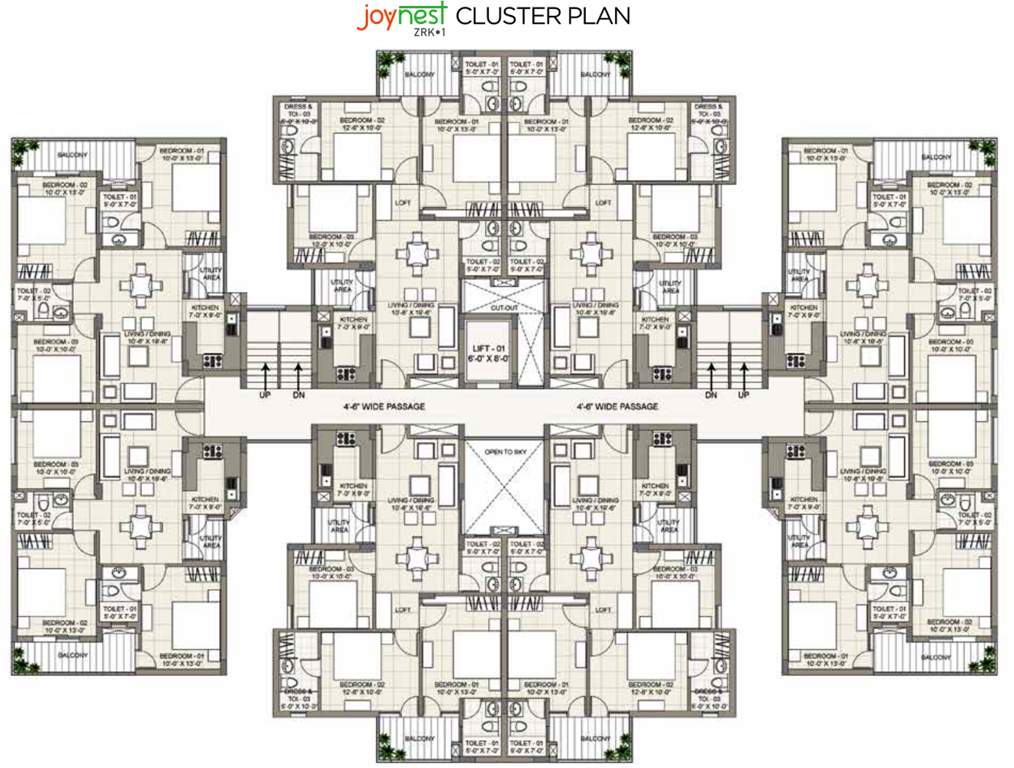 Images for Cluster Plan of Sushma Joynest ZRK 1