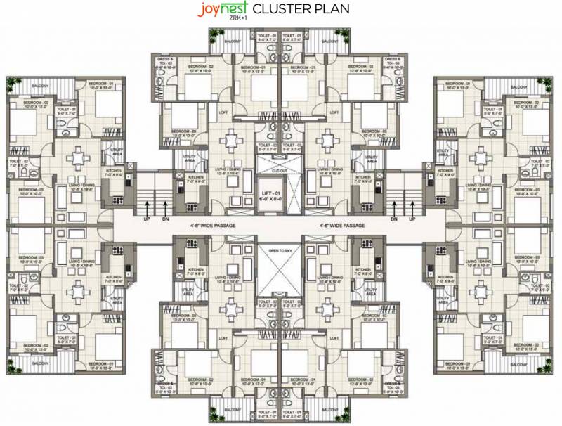 Images for Cluster Plan of Sushma Joynest ZRK 1