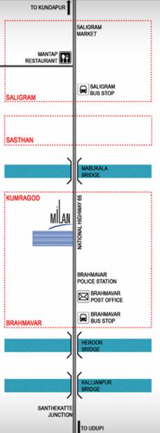  milan-residences Images for Location Plan of Karan Milan Residences