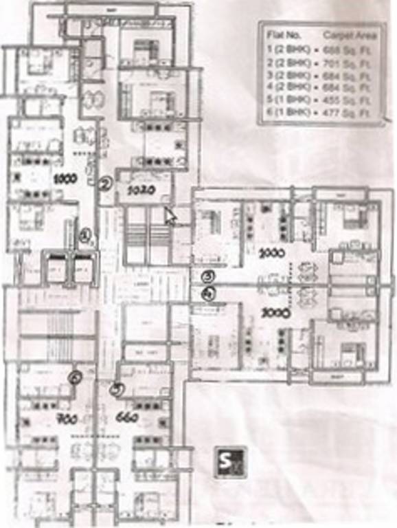  savera heights Savera Heights Typical Cluster Plan