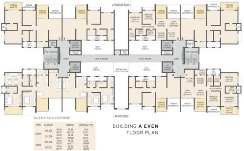 Images for Cluster Plan of Kolte Patil Life Republic Sector R1 1st Avenue