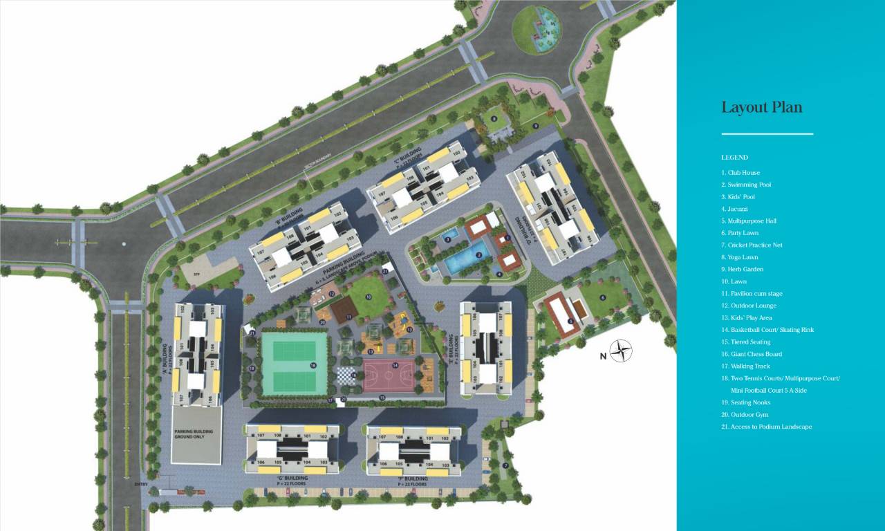 Images for Layout Plan of Kolte Patil Life Republic Sector R1 1st Avenue