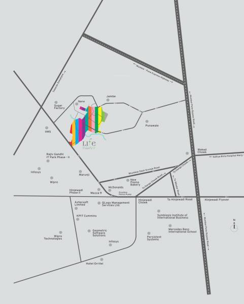 Images for Location Plan of Kolte Patil Life Republic Sector R1 1st Avenue