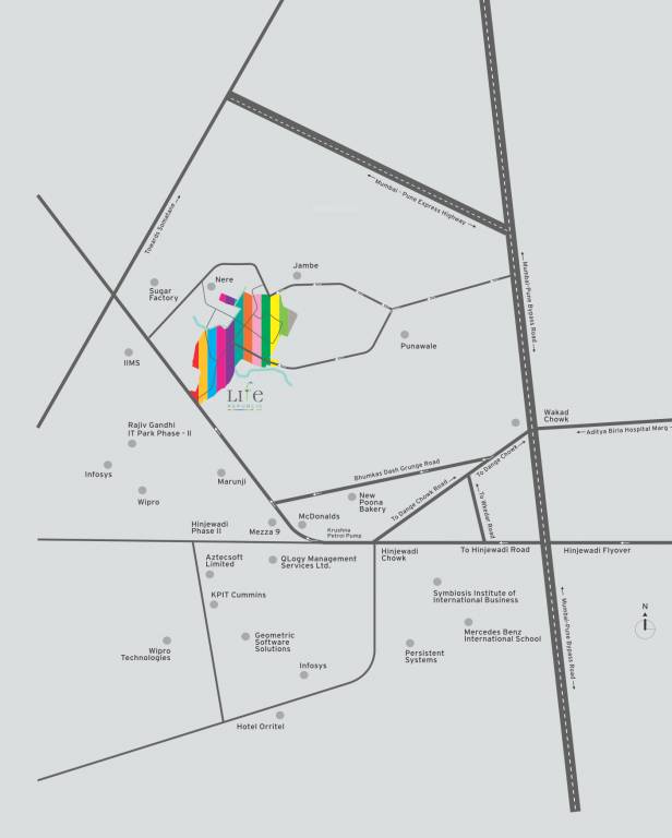 Images for Location Plan of Kolte Patil Life Republic Sector R1 1st Avenue