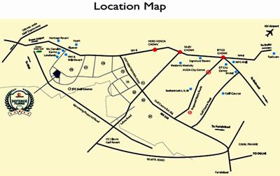  defence-floors Images for Location Plan of Supertech Defence Floors