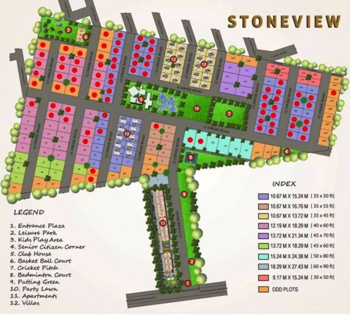  stoneview Images for Site Plan of Krishna Stoneview