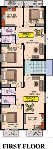 Images for Cluster Plan of JMM Nisha Apartments