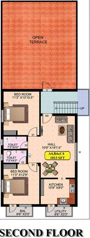 Images for Cluster Plan of JMM Nisha Apartments