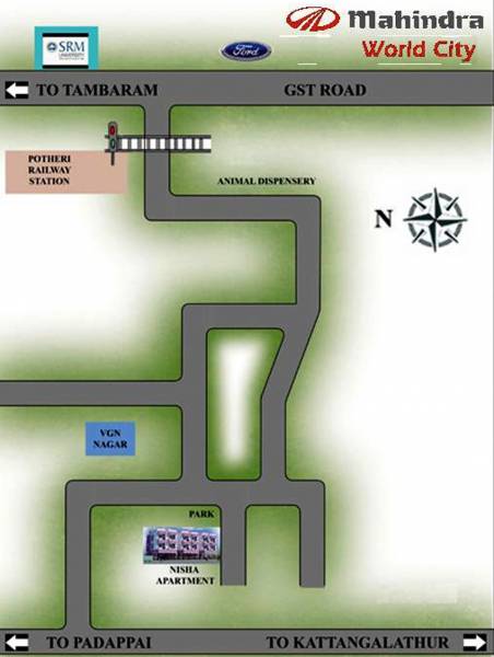 Images for Location Plan of JMM Homes Nisha Apartments