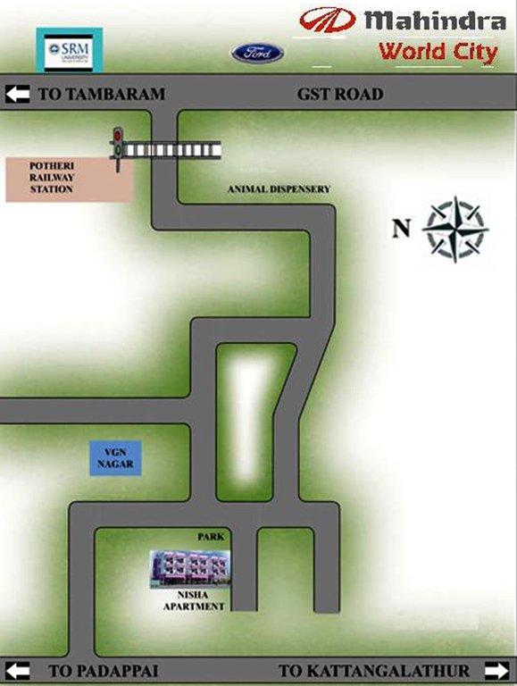 Images for Location Plan of JMM Homes Nisha Apartments