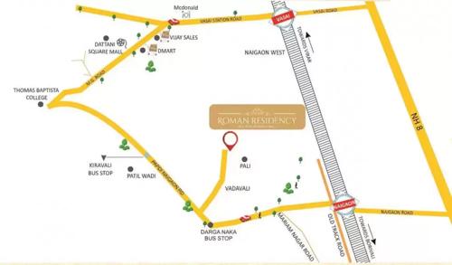  roman-residency-villa Location Plan
