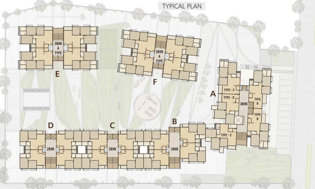 sharan circle homes Images for Cluster Plan of Rushabhdev Sharan Circle Homes