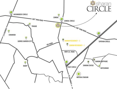  sharan-circle-homes Images for Location Plan of Rushabhdev Sharan Circle Homes