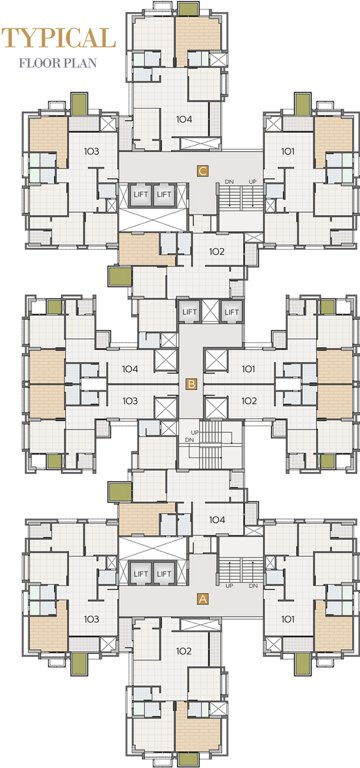  opulence Images for Cluster Plan of Dwarkesh Opulence