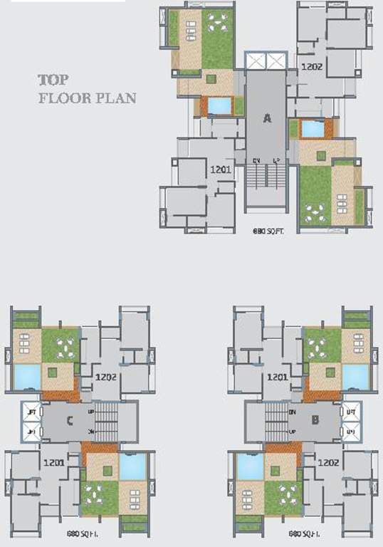  riverium Images for Cluster Plan of Rajyash Riverium