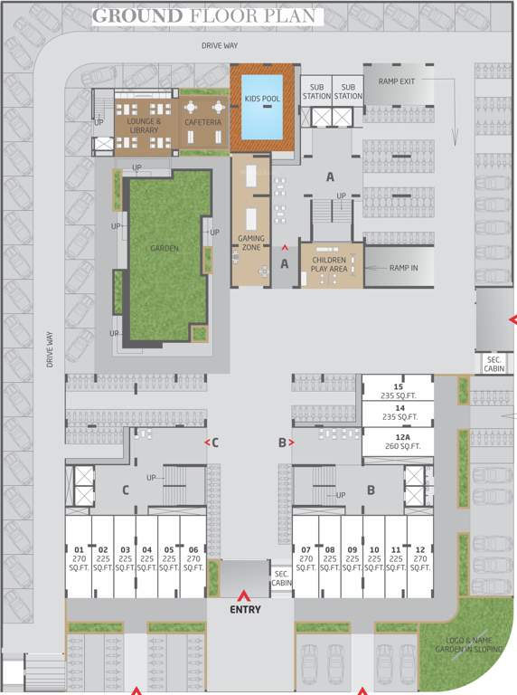  riverium Images for Cluster Plan of Rajyash Riverium