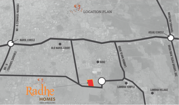  radhe-homes Location Plan