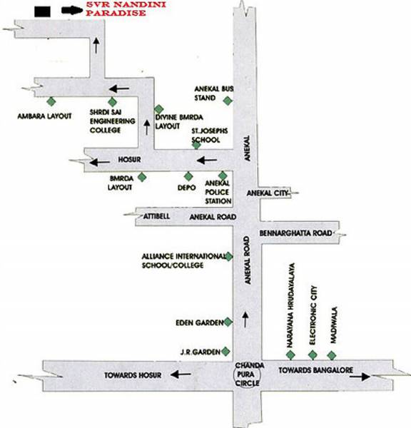 Images for Location Plan of SVR Nandini Paradise