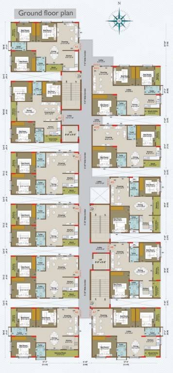 Images for Cluster Plan of Kumari Amaranthine
