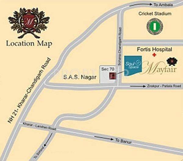 Soul Space Mayfair Location Plan